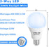 2 Pack 3 Way LED Light Bulbs, 30 70 100 Watt Equivalent, Daylight 5000K A19 E26, Indoor 3-Way Light Bulbs for Reading