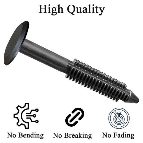 Dovabietar 30Pcs Shutter Fasteners, Window Shutter Screws, Black Shutters Screws with Caps, Outdoor Shutters for House