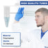 ONiLAB 500Pcs 1.5ml Polypropylene Graduated Microcentrifuge Tubes with Attached Lid, Clear Small Sample Vials