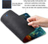 Mouse Pad, Galaxy Mouse Pad, Square Waterproof Mouse Pad Non-Slip Rubber Base MousePads for Office Laptop, 9.5"x7.9"x0.12" Inch(Cool Galaxy) by DUADELI