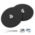Magnetpro 2 Pieces Strong Rubber Coated Mounting Magnets Anti-Scratch & Anti Corrosion,