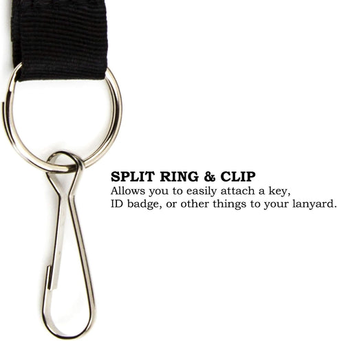 School Lanyards for Teacher | Keychain for School ID Badge and Keys | Durable Polyester Novelty Necklace
