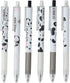 Kawaii 6Pcs 0.5mm Black Ink Retractable Gel Pens - Office School Supplies for Journaling and Notetaking
