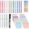 Jutom 29 Pcs Book Annotation Kit, Aesthetic Highlighters, Gel Pens Set, Sticky Notes Tabs, Markers for Office School