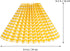 E27 (9.4X9.4X6.3in SOLUSTRE Pleated Cloth Lampshade Base Light Shade Drum Chandelier Shades Floor Lamps Yellow