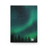 Northern Lights Hardcover Matte Journal, Northern Lights Notebook, Aurora Borealis Book, Astronomy Stationary, Stars