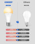 Bulbs E26 Bulb: 2000mAh Dimmable Bulb 15 3 2 Pack KINDEEP Rechargeable Light with Remote, Battery Operated LED Wireless