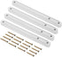 uxcell Drawer Slides, 8Set 180mm - Plastic Drawer Rails with Screw, Side