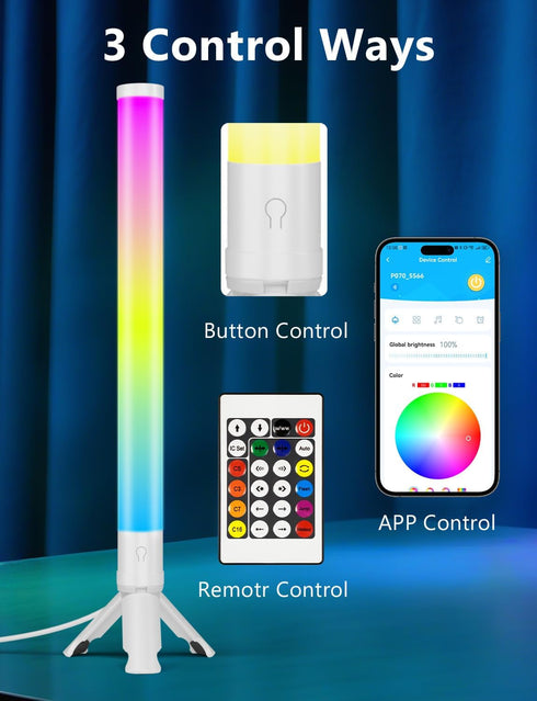 360 16 3 DAYBETTER Smart LED Light Bars, TV Backlight with Music Sync and Scene Modes, RGB Light Bars with Million