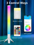 360 16 3 DAYBETTER Smart LED Light Bars, TV Backlight with Music Sync and Scene Modes, RGB Light Bars with Million