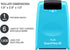 Guard Your ID Identity Protection Stamp Roller - Turquoise Color for Secure Document Shredding