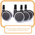 SEWCHICS 35pcs 19x32mm Small Stem Caster Sleeves Insert Caps Wheel Socket Replacement for Furniture Casters Compatible