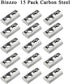 2020 Series M5 T Slot Nuts Roll-in Spring Ball Loaded Elastic Nuts, 15 Pack Carbon Steel for 3D Printer