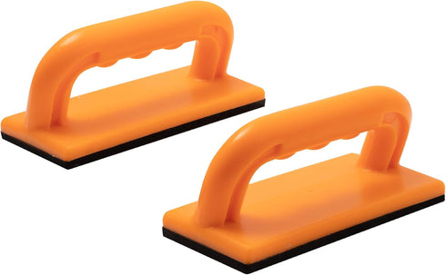 Fulton Safety Push Block, 2 Pack, Orange Color for High Visibility, Ideal for Router Tables