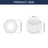 uxcell 25Pcs 5/8"-11 Nylon Insert Hex Lock Nuts, 304 Stainless Steel Self-Locking Stop Nut for Industrial Construction