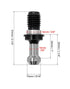 QWORK Heavy Duty CAT40 45° Pull Stud Retention Knob Set for HAAS CAT 40 CNC Tool Holders