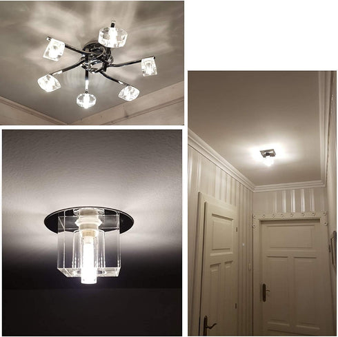 G9 LED Bulb 10W Dimmable, 110V, 100W Halogen Equivalent, 102 LED 2835, 4000K Natural White, Ceramic G9 Bi-Pin Base, 5