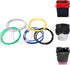 TIESOME 6 Pack Trash Can Rubber Bands, Heavy Duty Elastic Trash Bag Holder