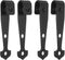 uxcell 4Pcs Sliding Barn Door Hardware Hanger, Mini Sliding Door Hardware for