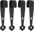 uxcell 4Pcs Sliding Barn Door Hardware Hanger, Mini Sliding Door Hardware for