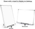 Magnetic Whiteboard, 9 x 12 Inches Double Sided Small Dry Erase Board with Markers and Stand
