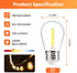 ALAMPEVER LED String Light Bulbs,E26 Bulb for Outdoor String Lights bulb,24 PACK Waterproof S14 Replacement LED Bulbs 5W,2200K Warm White Non-Dimmable by ALAMPEVER