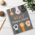 Gotcha Covered Stay Pawsitive Notebook: 8.5" x 11" Pet Spiral Journal, 120 Wide Ruled Pages, Durable Cover