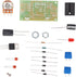 Walfront LM317 Adjustable Regulated Power Supply DIY Kit, ABS Board for School Education Lab