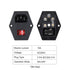 MECCANIXITY Power Switch 10A 250V AC Rocker Switch 3 Pin IEC320 C14 Inlet Male Power Socket, Pack of 1