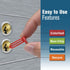 BankSupplies Keyhole Signals, Green Special Uses Signal, Box of 25, Non-Chip, Reusable & Long-Lasting Color Coded Plugs