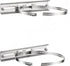 QILIPSU 304 Stainless Pole Mounting Kits, 250x48mm Brackets with Adjustable Clamp for Outdoor Junction Box