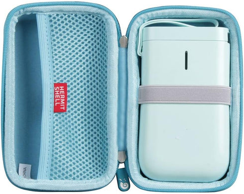 Hermitshell Travel Case for NIIMBOT D11 Label Maker Machine (Light Blue)