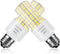 2 Pack 40W LED Light Bulb, 300W Equivalent, 5000 Lumens, 5000K Daylight White, E26/E27 Base for Indoor Outdoor
