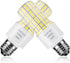 2 Pack 40W LED Light Bulb, 300W Equivalent, 5000 Lumens, 5000K Daylight White, E26/E27 Base for Indoor Outdoor
