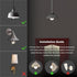 ORALUCE Motion Sensor Light Bulbs Indoor Outdoor 60 Watt Equivalent, A19 E26 9W Motion Activated LED Bulb 6000K Cool