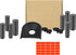P PRETIRENO Coin Sorter Tubes with Funnel Set, Money Rolls for Coins, Coin Wrapper