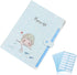 Cute Cartoon Plastic A4 Expanding File Folder Pockets with 168 Pcs File Folder Labels