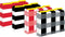 Barker Creek Designer File Folders Set of 12 - Buffalo Plaid & Wide Stripes, Letter Size, 1/3 Cut Tabs for Home Office