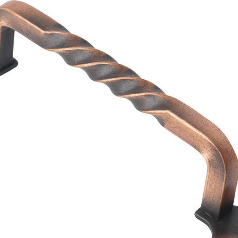 OVOV 2 Pack Barn Door Pull Handle Hardware for Wooden Garden Gate Shed Cabinet Door (Copper)