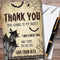 The Card Zoo Vintage Haunted House Personalized Halloween Party Thank You Cards