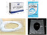 XICHEN Pack 50PCS 40cmx48cm - Pocket Size Disposable Plastic Toilet Seat Covers Travel Individually Wrapped