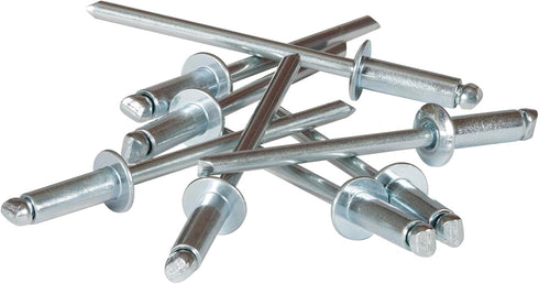 Arrow Fastener RMS1/8IP Medium Steel 1/8-Inch Pop Rivets for Metal, Fabric, Leather, and Auto Repair, 100-Pack, 1/8 Inch, 100