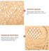 Vintage Bamboo Hanging Chandelier Lamp Shade