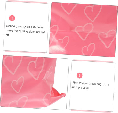100pcs Packaging Gogogmee Pink Menstrual Bags Self Sealing Sanitary Pouches for Women Disposal Bags Strong Adhesive