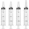 Frienda Large Plastic Syringe 4 Pack, Measuring Syringe Tools for Dispensing Multiple Uses (30 ml)