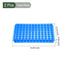 YOKIVE 2Pcs Tube Rack, Double Panel Polypropylene Test Tube Rack Holder | Great for 0.2ml, 0.5ml, 1.5ml, 2ml Lab Test Tube(Blue, 96-Sockets)
