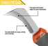 XW Linoleum Flooring and Roofing Knife with Stainless Steel Hook Blade for Cutting Wallpaper, Carpet, Vinyl, Ceilings, Floor Covering