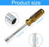 10mm Socket Wrench Screwdriver, Hex Socket Wrench High-Carbon Steel Hexagon Nut Driver Non-Magnetic Tip Hex Nut Screwdriver Hand Tool for Repairs(Plastic Handle) by Biaungdo