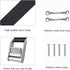 Battery Tie Down Straps for Boats, Stainless Steel Cam Buckle Straps, Cooler Tie Down Kit with Brackets and Screws