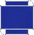 VIZ-PRO Felt Notice Board Blue, 36 X 24 Inches with Silver Aluminium Frame